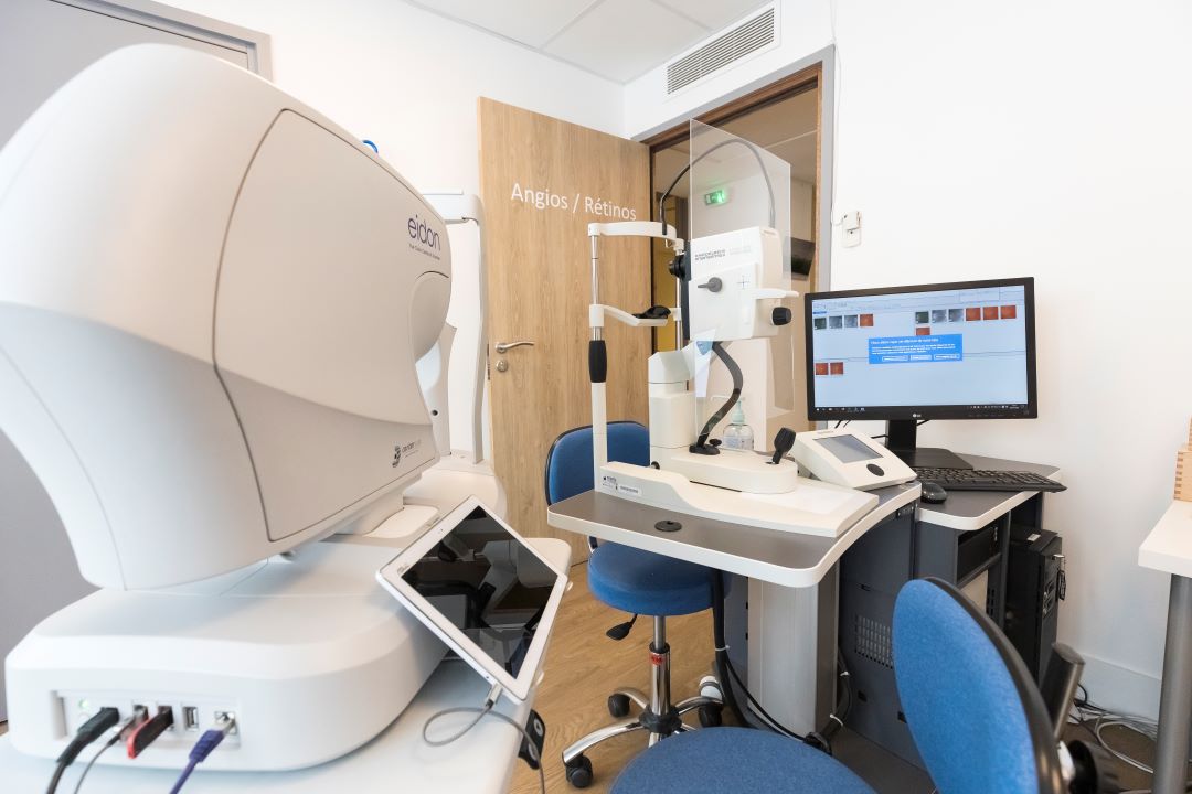 Un plateau technique complet permettant la réalisation de tous vos examens ophtalmologiques.